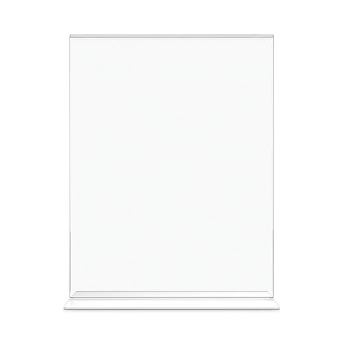 Classic Image Double-sided Sign Holder, 8.5 X 11 Insert, Clear