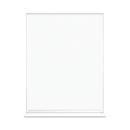 Classic Image Double-sided Sign Holder, 8.5 X 11 Insert, Clear