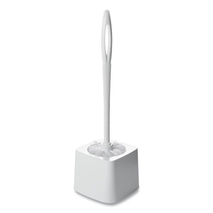 Commercial-grade Toilet Bowl Brush Holder, White