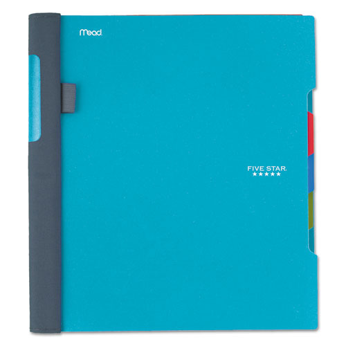 Advance Wirebound Notebook, Six Pockets, 3-subject, Medium/college Rule, Randomly Assorted Cover Color, (150) 11 X 8.5 Sheets