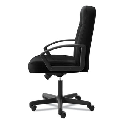 Hvl601 Series Executive High-back Chair, Supports Up To 250 Lb, 17.44" To 20.94" Seat Height, Black