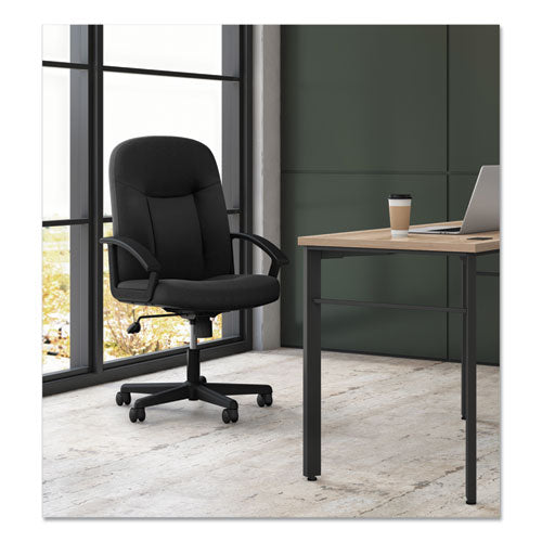 Hvl601 Series Executive High-back Chair, Supports Up To 250 Lb, 17.44" To 20.94" Seat Height, Black