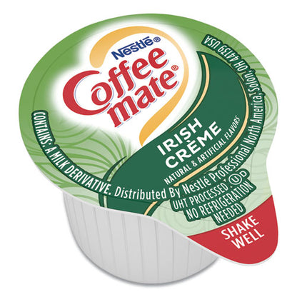 Liquid Coffee Creamer, Irish Creme, 0.38 Oz Mini Cups, 50/box, 4 Boxes/carton, 200 Total/carton