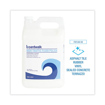 High Traffic Floor Polish, 1 Gal Bottle, 4/carton