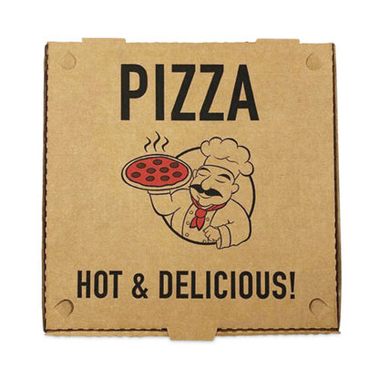 Pizza Boxes, 14 X 14 X 2, Kraft, Paper, 50/pack