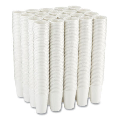 Paper Hot Cups, 16 Oz, White, 50/sleeve, 20 Sleeves/carton