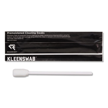 Kleenswabs Printer Cleaner Swabs, 25/box