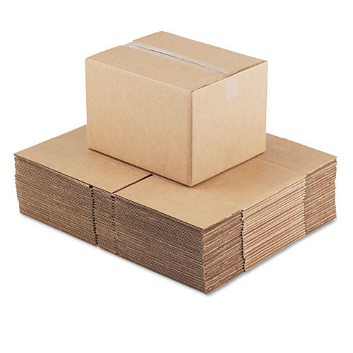 Fixed-depth Corrugated Shipping Boxes, Regular Slotted Container (rsc), 12" X 15" X 10", Brown Kraft, 25/bundle