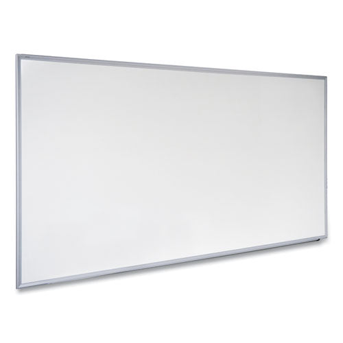 Deluxe Melamine Dry Erase Board, 72 X 48, Melamine White Surface, Silver Anodized Aluminum Frame