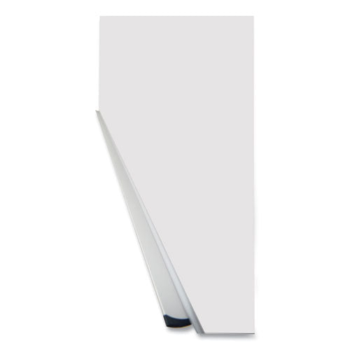 Deluxe Melamine Dry Erase Board, 72 X 48, Melamine White Surface, Silver Anodized Aluminum Frame