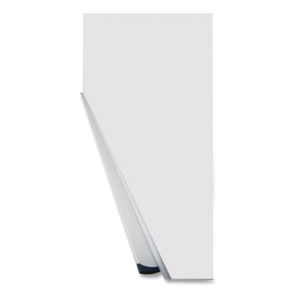 Deluxe Melamine Dry Erase Board, 72 X 48, Melamine White Surface, Silver Anodized Aluminum Frame