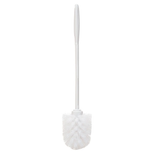 Toilet Bowl Brush, 10" Handle, White