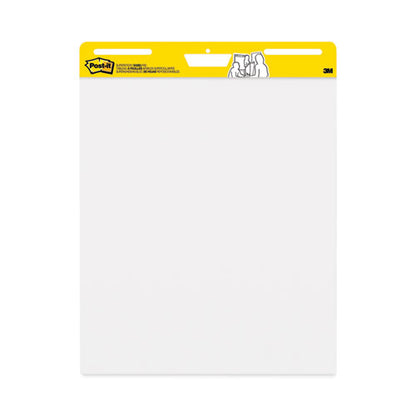 Vertical-orientation Self-stick Easel Pad Value Pack, Unruled, 25 X 30, White, 30 Sheets, 4/carton