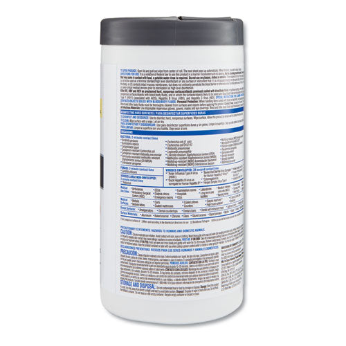 Versasure Cleaner Disinfectant Wipes, 1-ply, 8 X 6.75, Original Scent, White, 85 Towels/can
