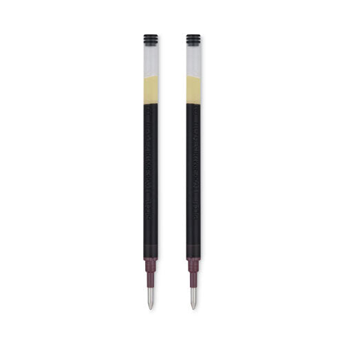 Refill For Pilot G2 Gel Ink Pens, Bold Conical Tip, Black Ink, 2/pack