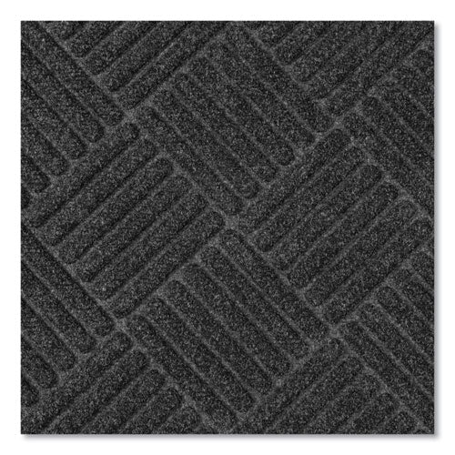 Ecomat Crosshatch Entry Mat, 48 X 27, Charcoal