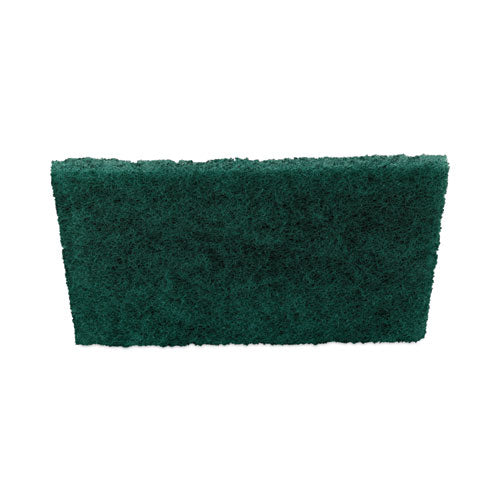 Heavy-duty Scour Pad, 3.8 X 6, Green, 10/carton