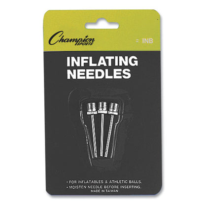 Nickel-plated Inflating Needles For Electric Inflating Pump, 3/pack