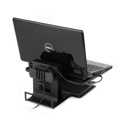 Adjustable Laptop Stand, 10" X 12.5" X 3" To 7", Black, Supports 7 Lbs