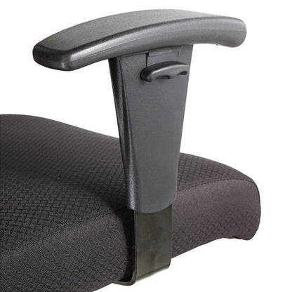 Big/tall Swivel/tilt Mid-back Chair, Supports Up To 450 Lb, 19.29" To 23.22" Seat Height, Black