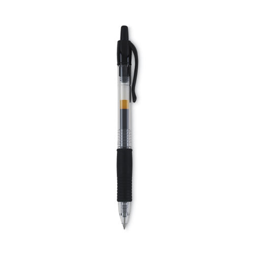 G2 Premium Gel Pen Convenience Pack, Retractable, Extra-fine 0.38 Mm, Black Ink, Smoke/black Barrel, Dozen