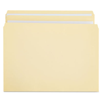 Double-ply Top Tab Manila File Folders, Straight Tabs, Legal Size, 0.75" Expansion, Manila, 100/box