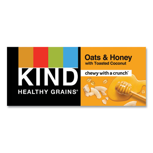 Healthy Grains Bar, Oats And Honey With Toasted Coconut, 1.2 Oz, 12/box