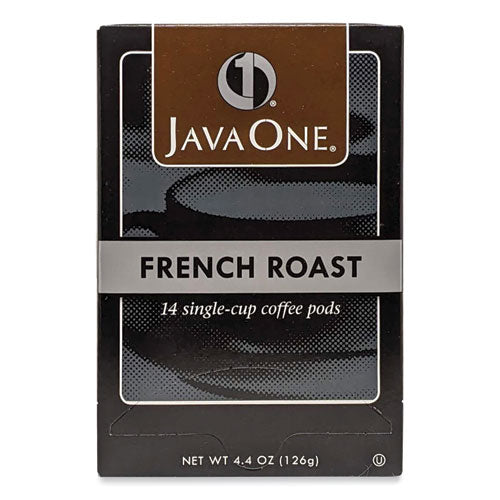 Coffee Pods, French Roast, Single Cup, 14/box