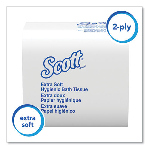 Hygienic Bath Tissue, Septic Safe, 2-ply, White, 250/pack, 36 Packs/carton