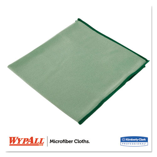 Microfiber Cloths, Reusable, 15.75 X 15.75, Green, 6/pack