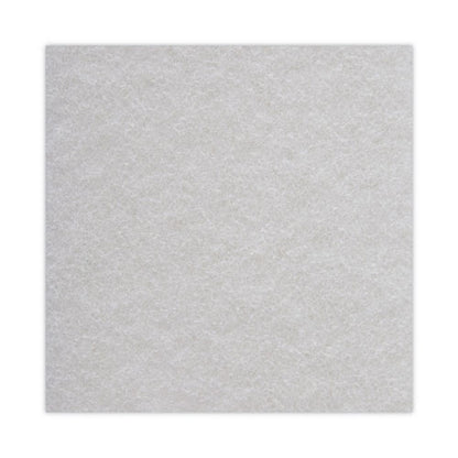 Light Duty Scour Pad, White, 6 X 9, White, 20/carton