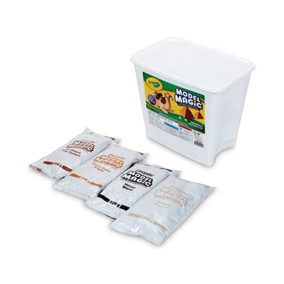 Model Magic Modeling Compound, 8 Oz Packs, 4 Packs, Assorted Natural Colors, 2 Lbs