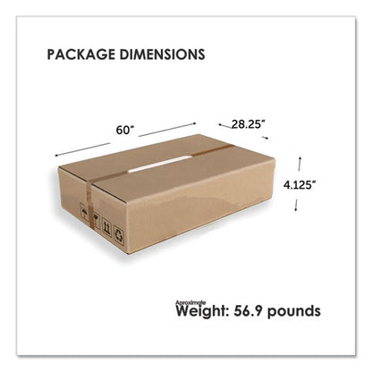 Trento Line Rectangular Desk, 59.13" X 23.63" X 29.5", Mocha