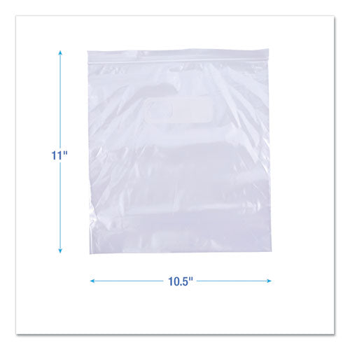 Reclosable Food Storage Bags, 1 Gal, 2.7 Mil, 10.5" X 11", Clear, 250/box