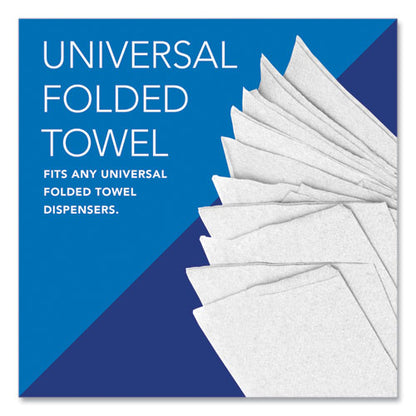 Essential Multi-fold Towels 100% Recycled, 1-ply, 9.2  X 9.4, White, 250/pack, 16 Packs/carton