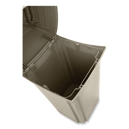 Ranger Fire-safe Container, 35 Gal, Structural Foam, Beige