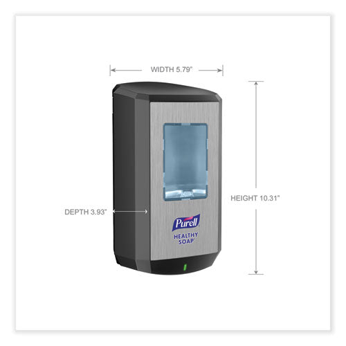 Cs6 Soap Touch-free Dispenser, 1,200 Ml, 4.88 X 8.8 X 11.38, Graphite