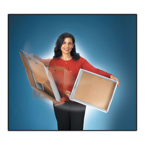 Stor/file Medium-duty 100% Recycled Storage Boxes, Letter/legal Files, 12" X 16.25" X 10.5", Kraft, 20/carton