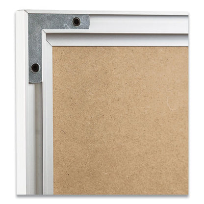 Magnetic Dry Erase Board With Aluminum Frame, 47 X 35, White Surface, Silver Frame