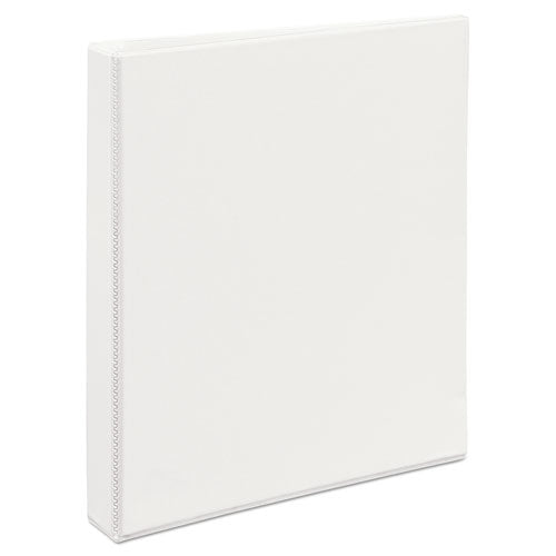 Durable View Binder With Durahinge And Ezd Rings, 3 Rings, 1" Capacity, 11 X 8.5, White, (9301)