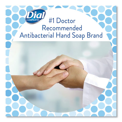 Antibacterial Liquid Hand Soap, Spring Water, 11 Oz Pump Bottle, 12/carton