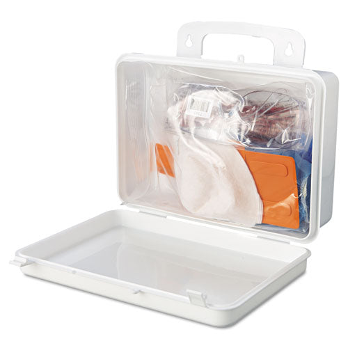 Bloodborne Pathogen Cleanup Kit, 10 X 7 X 2.5, Osha Compliant, Plastic Case