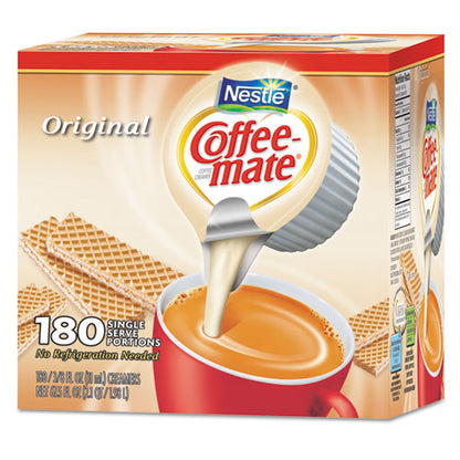 Liquid Coffee Creamer, Original, 0.38 Oz Mini Cups, 180/carton