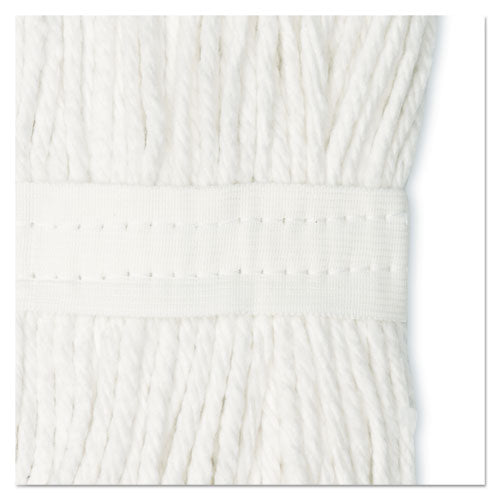 Cut-end Wet Mop Head, Cotton, No. 24, White