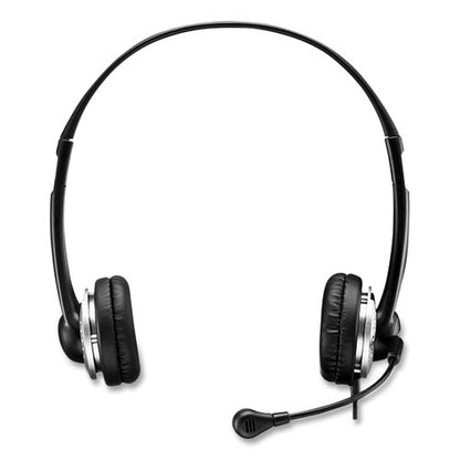 Xtream P2 Binaural Over The Head Headset With Microphone, Black