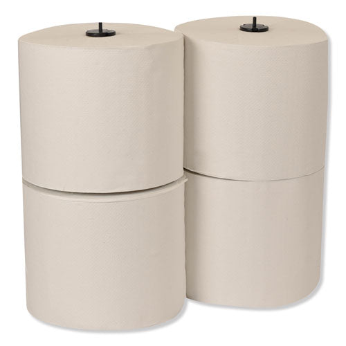 Basic Paper Wiper Roll Towel, 1-ply, 7.68" X 1,150 Ft, White, 4 Rolls/carton