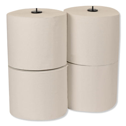 Basic Paper Wiper Roll Towel, 1-ply, 7.68" X 1,150 Ft, White, 4 Rolls/carton