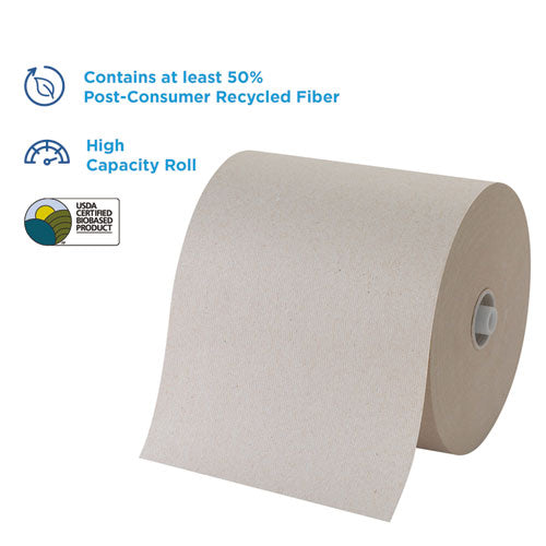 Pacific Blue Ultra Paper Towels, 1-ply, 7.87" X 1,150 Ft, Natural, 6 Rolls/carton