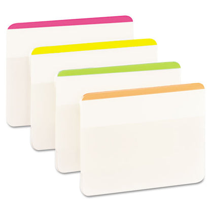 Lined Tabs, 1/5-cut, Assorted Bright Colors, 2" Wide, 24/pack