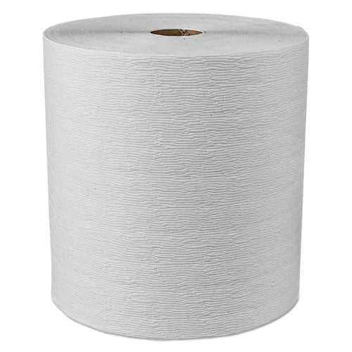 Hard Roll Paper Towels With Premium Absorbency Pockets, 1-ply, 8" X 600 Ft, 1.5" Core, White, 6 Rolls/carton